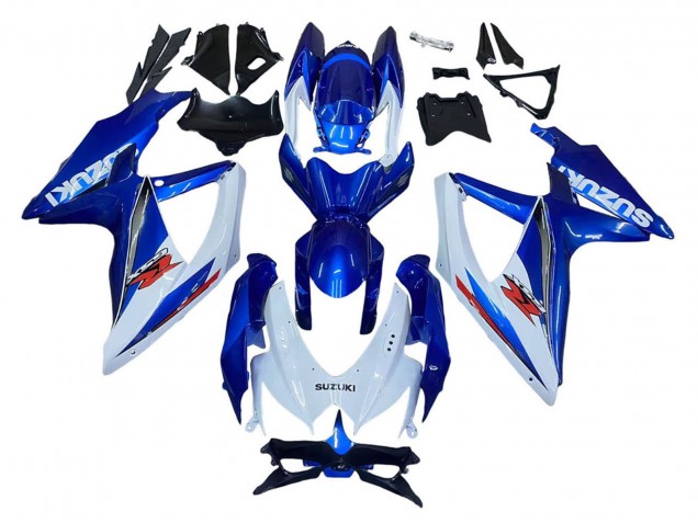 Venta Kits Carenado Moto Suzuki GSXR 600 / GSXR 750 2008-2010 - Azul Blanco Rojo