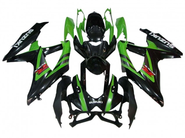 Venta Carenados Moto Suzuki GSXR 600 / GSXR 750 2008-2010 - Verde Negro Brillante