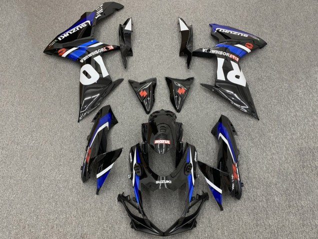 Venta Carenados Moto Suzuki GSXR 600 / GSXR 750 2008-2010 - Negro Brillante Blanco Azul Rojo