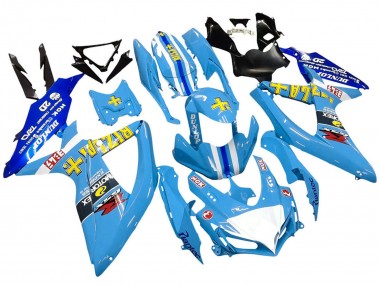 Venta Carenados Moto Suzuki GSXR 600 / GSXR 750 2008-2010 - Azul Amarillo Rizla