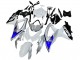 Venta Carenados Moto Suzuki GSXR 600 / GSXR 750 2008-2010 - Blanco Plata Azul Negro