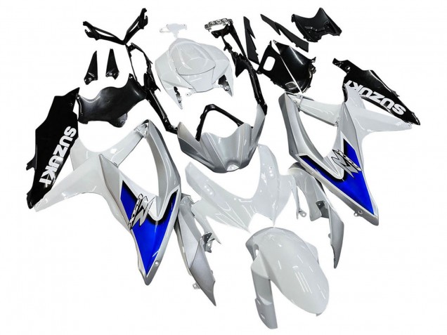 Venta Carenados Moto Suzuki GSXR 600 / GSXR 750 2008-2010 - Blanco Plata Azul Negro