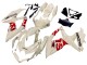 Venta Carenados Moto Suzuki GSXR 600 / GSXR 750 2008-2010 - Crema Blanco Rojo Negro