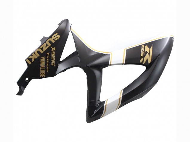 Venta Carenados Moto Suzuki GSXR 600 / GSXR 750 2008-2010 - Negro Mate Blanco Oro