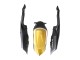 Venta Carenados Moto Suzuki GSXR 600 / GSXR 750 2008-2010 - Negro Mate Blanco Oro