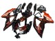 Venta Carenados Moto Suzuki GSXR 600 / GSXR 750 2008-2010 - Negro Brillante Naranja Llama