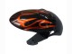 Venta Carenados Moto Suzuki GSXR 600 / GSXR 750 2008-2010 - Negro Brillante Naranja Llama