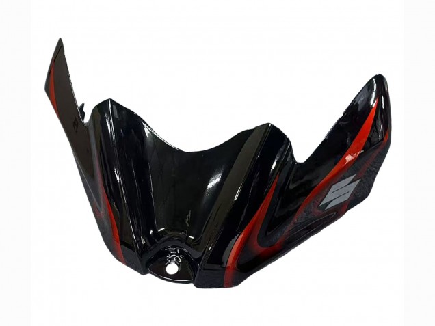 Venta Carenados Moto Suzuki GSXR 600 / GSXR 750 2008-2010 - Negro Brillante Naranja Llama