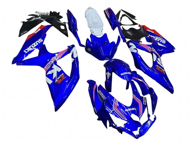 Venta Carenados Moto Suzuki GSXR 600 / GSXR 750 2008-2010 - Blanco Azul Rosa Ecstar Motul