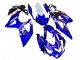 Venta Carenados Moto Suzuki GSXR 600 / GSXR 750 2008-2010 - Blanco Azul Rosa Ecstar Motul