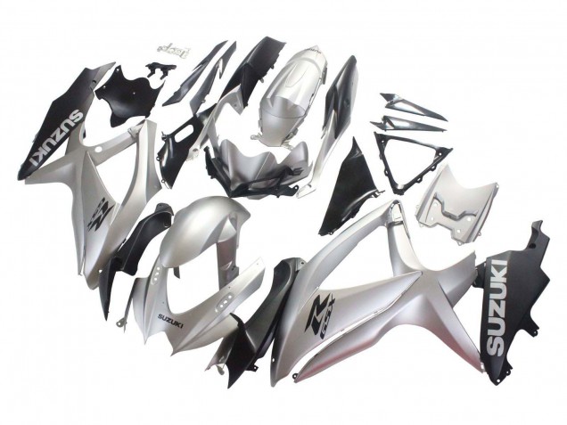 Venta Carenados Moto Suzuki GSXR 600 / GSXR 750 2008-2010 - Plata Negro Mate