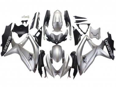 Venta Carenados Moto Suzuki GSXR 600 / GSXR 750 2008-2010 - Plata Negro Mate
