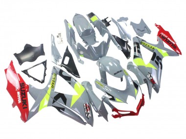Venta Carenados Moto Suzuki GSXR 600 / GSXR 750 2008-2010 - Gris Amarillo Rojo