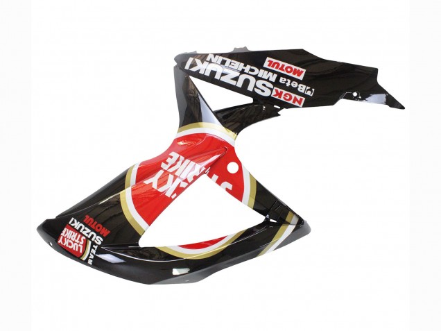 Venta Carenados Moto Suzuki GSXR 600 / GSXR 750 2008-2010 - Negro Brillante Rojo Blanco Motul Lucky Strike
