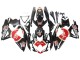 Venta Carenados Moto Suzuki GSXR 600 / GSXR 750 2008-2010 - Negro Brillante Rojo Blanco Motul Lucky Strike