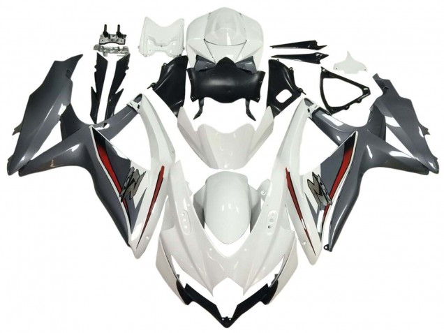 Venta Carenados Moto Suzuki GSXR 600 / GSXR 750 2008-2010 - Blanco Gris Rojo