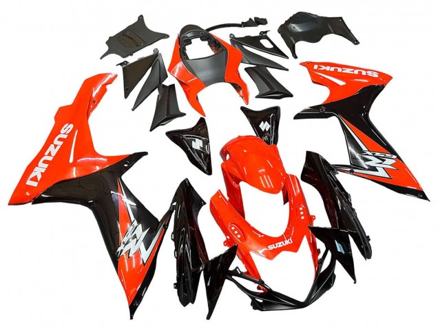 Venta Kits Carenados Moto Suzuki GSXR 600 / GSXR 750 2011-2024 - Rojo Negro Brillante