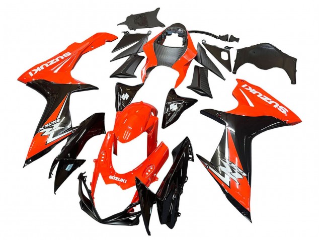 Venta Kits Carenados Moto Suzuki GSXR 600 / GSXR 750 2011-2024 - Rojo Negro Brillante