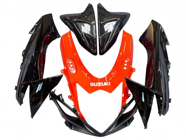 Venta Kits Carenados Moto Suzuki GSXR 600 / GSXR 750 2011-2024 - Rojo Negro Brillante