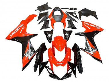 Venta Kits Carenados Moto Suzuki GSXR 600 / GSXR 750 2011-2024 - Rojo Negro Brillante