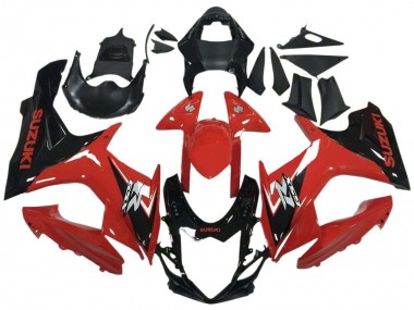 Venta Carenado Moto Suzuki GSXR 600 / GSXR 750 2011-2024 - Rojo Negro Brillante