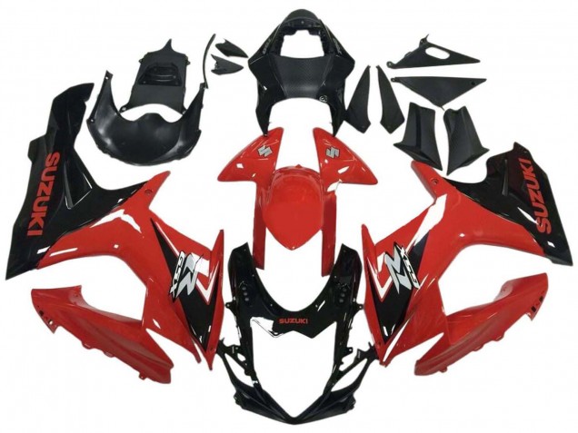 Venta Carenado Moto Suzuki GSXR 600 / GSXR 750 2011-2024 - Rojo Negro Brillante