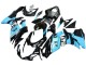 Venta Carenados Moto Suzuki GSXR 600 / GSXR 750 2011-2024 - Negro Brillante Azul Claro