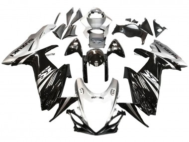 Venta Carenado Moto Suzuki GSXR 600 / GSXR 750 2011-2024 - Negro Brillante Plata