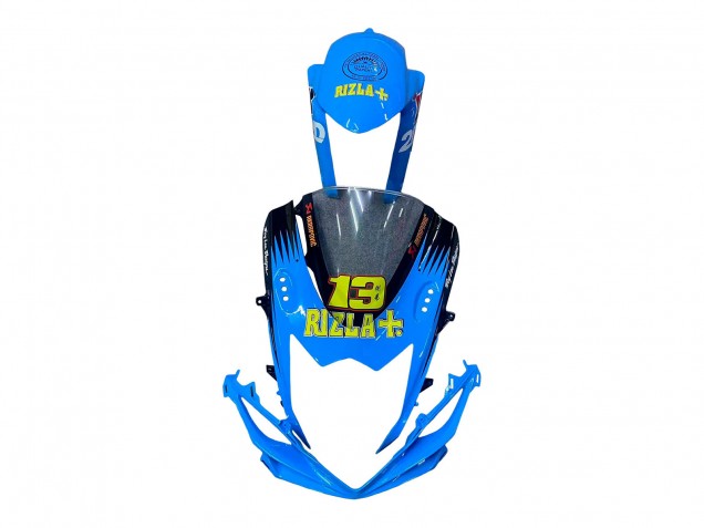 Venta Carenados Moto Suzuki GSXR 600 / GSXR 750 2011-2024 - Azul Oro Rojo Negro Rizla