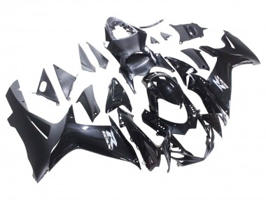 Venta Carenados Moto Suzuki GSXR 600 / GSXR 750 2011-2024 - Negro Brillante Negro Mate Blanco Calcomanía
