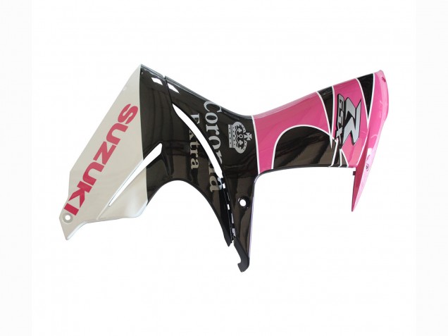 Venta Carenados Moto Suzuki GSXR 600 / GSXR 750 2011-2024 - Blanco Rosa Negro Corona