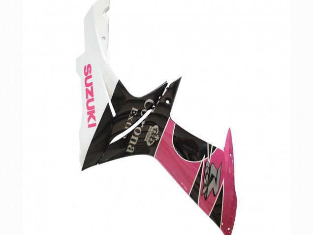 Venta Carenados Moto Suzuki GSXR 600 / GSXR 750 2011-2024 - Blanco Rosa Negro Corona