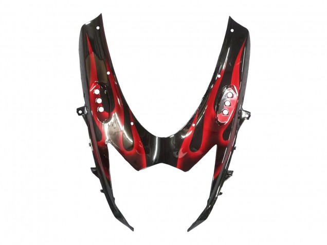 Venta Carenados Moto Suzuki GSXR 600 / GSXR 750 2011-2024 - Negro Brillante Rojo Llama