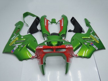 Venta Carenados Moto Kawasaki ZX9R 1994-1997 - Verde Rojo Elf Dunlop