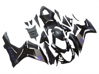 Venta Carenados Moto Suzuki GSXR 600 / GSXR 750 2011-2024 - Negro Mate Gris Púrpura