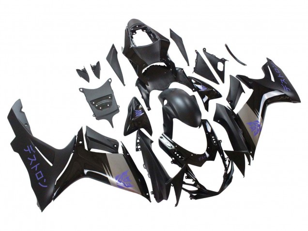 Venta Carenados Moto Suzuki GSXR 600 / GSXR 750 2011-2024 - Negro Mate Gris Púrpura
