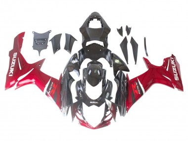Venta Carenado Moto Suzuki GSXR 600 / GSXR 750 2011-2024 - Rojo Negro Brillante