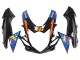 Venta Carenados Moto Suzuki GSXR 600 / GSXR 750 2011-2024 - Azul Claro Naranja Negro Blanco Tiburón 46