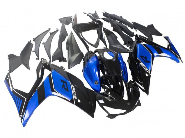Venta Carenado Moto Yamaha YZF R3/R25 2015-2018 - Azul Negro Brillante
