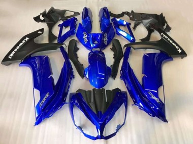 Venta Carenados Moto Kawasaki EX650 2012-2016 - Azul Negro Mate