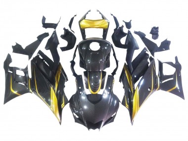Venta Carenados Moto Yamaha YZF R3/R25 2019-2021 - Oro Negro FibraCarbono