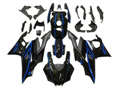 Venta Carenados Moto Yamaha YZF R3/R25 2019-2021 - Negro Brillante Azul Negro Mate