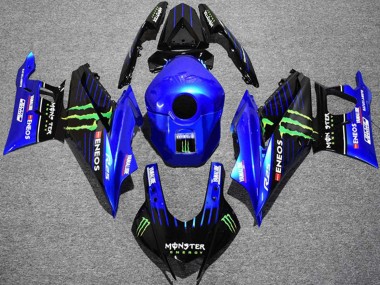 Venta Carenados Moto Yamaha YZF R3/R25 2019-2021 - Azul Negro Verde ENEOS Yamalube Monstruo