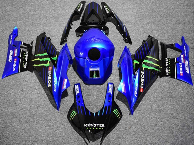 Venta Carenados Moto Yamaha YZF R3/R25 2019-2021 - Azul Negro Verde ENEOS Yamalube Monstruo