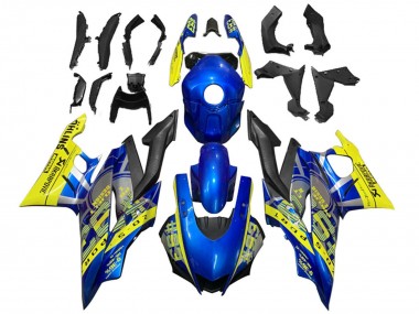 Venta Carenados Moto Yamaha YZF R3/R25 2019-2021 - Amarillo Azul Negro Motul