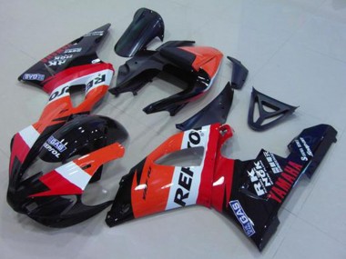 Venta Carenado Moto Yamaha YZF R1 2000-2001 - Naranja Blanco Rojo Negro Repsol