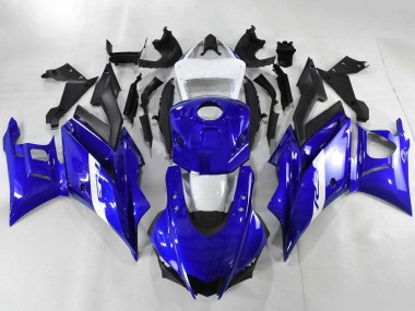 Venta Carenados Moto Yamaha YZF R3/R25 2022-2024 - Azul Blanco Negro Mate