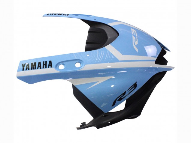 Venta Carenados Moto Yamaha YZF R3/R25 2022-2024 - Blanco Azul Claro