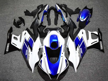 Venta Carenados Moto Yamaha YZF R3/R25 2022-2024 - Blanco Azul Negro Brillante Yamalube