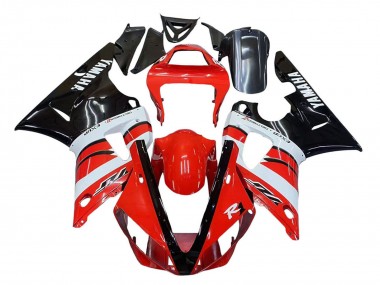 Venta Carenados Moto Yamaha YZF 1000 R1 2000-2001 - Rojo Blanco Negro Brillante
